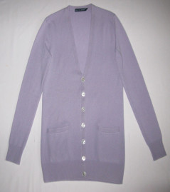 gilet RALPH LAUREN cachemire mauve t S