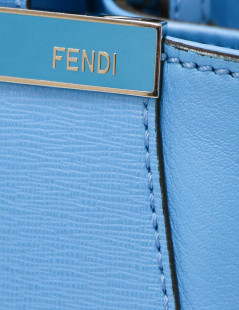 Sac FENDI cuir bleu