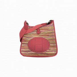 Sac Evelyne vibrato HERMES rouge