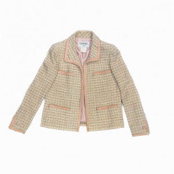 Tailleur CHANEL tweed rose