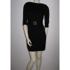 robe CHANEL t 38 cachemire noire