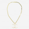 Collier CHANEL double CC brillants