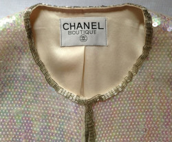 veste CHANEL couture à sequins 