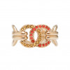 Bague CHANEL strass multicolores