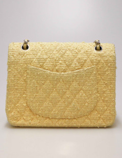 CHANEL Timeless yellow tweed