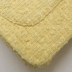 Sac CHANEL tweed jaune