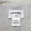 Veste CHANEL tweed vert et gris T38