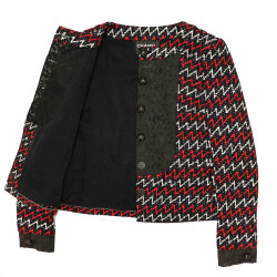 Veste CHANEL t40 blanc, rouge, noir