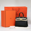 Birkin 30 HERMES togo noir doré