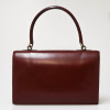 Sac HERMES Cordelière cuir box rouge H