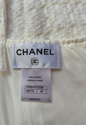 Robe écrue CHANEL  T 42