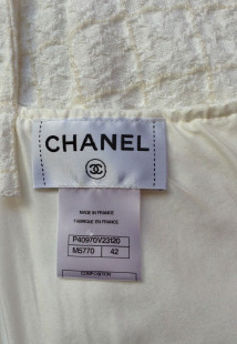 Robe écrue CHANEL  T 42