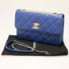 Sac CHANEL cuir bleu