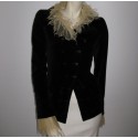 CHANEL T36 black velvet jacket