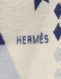 Couverture  HERMES laine et cachemire