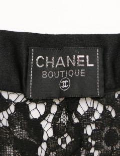 Ensemble robe chemise coktail CHANEL dentelle