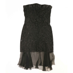 Ensemble robe chemise coktail CHANEL dentelle