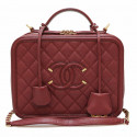 Sac Vanity Chanel bordeaux