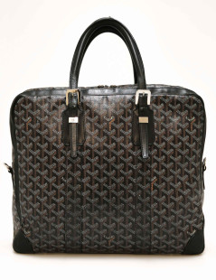 Cartable GOYARD Ambassade toile monogramme