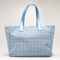 Cabas CHANEL toile bleu