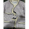 Veste CHANEL mauve fils d'argent