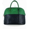 Bolide HERMES bicolore bleu & vert GM