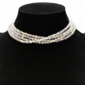 Collier CHANEL Vintage en pierres fantaisies 4 rangs