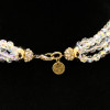 Collier CHANEL Vintage en pierres fantaisies 4 rangs