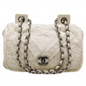 CHANEL white crochet bag (to be re-dyed)