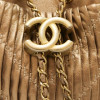 Sac bourse CHANEL cuir doré