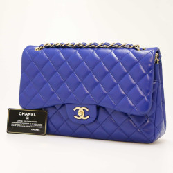 Jumbo CHANEL cuir d'agneau 