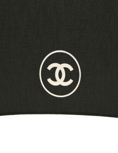 CHANEL large black umbrella