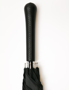 CHANEL large black umbrella