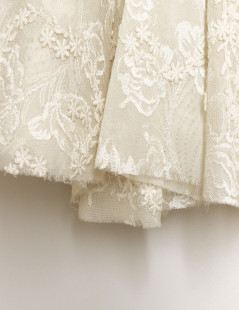 GIAMBATTISTA VALLI haute couture white lace dress