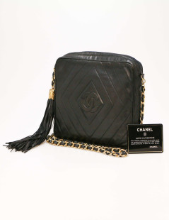 Caméra CHANEL chevron noir