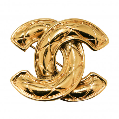 Broche vintage CHANEL CC