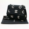 Sac en toile CHANEL noir