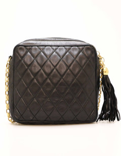 Sac CHANEL vintage camera noir