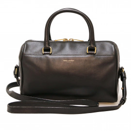 Sac Duffle SAINT LAURENT cuir noir