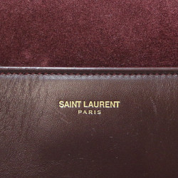 Sac Saint Laurent Duffle daim prune