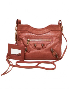 Sac Hip BALENCIAGA cuir rose