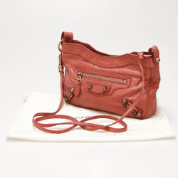 Sac Hip BALENCIAGA cuir rose