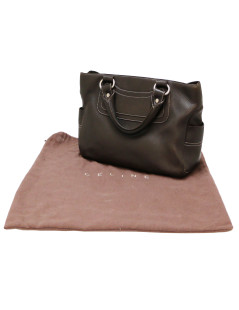 CELINE Boogie bag brown leather