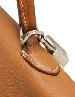 HERMES Kelly II 35 gold Togo leather