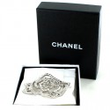 Camelia CHANEL rhinestone pin