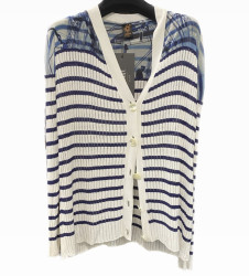 JEAN PAUL GAULTIER striped cardigan