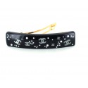 Grande barrette CHANEL noire double C 