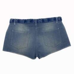 Short T 38 CHANEL denim bleu