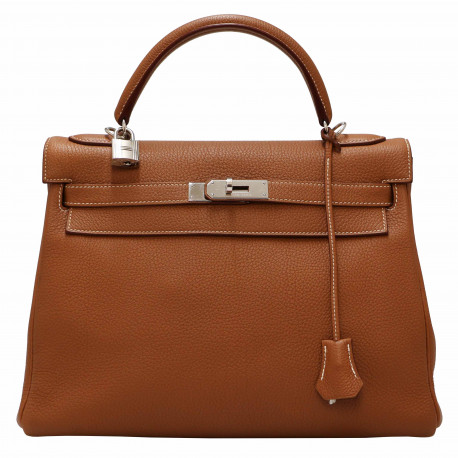 Kelly II 32 HERMES togo gold