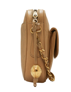 Sac Camera beige vintage CHANEL